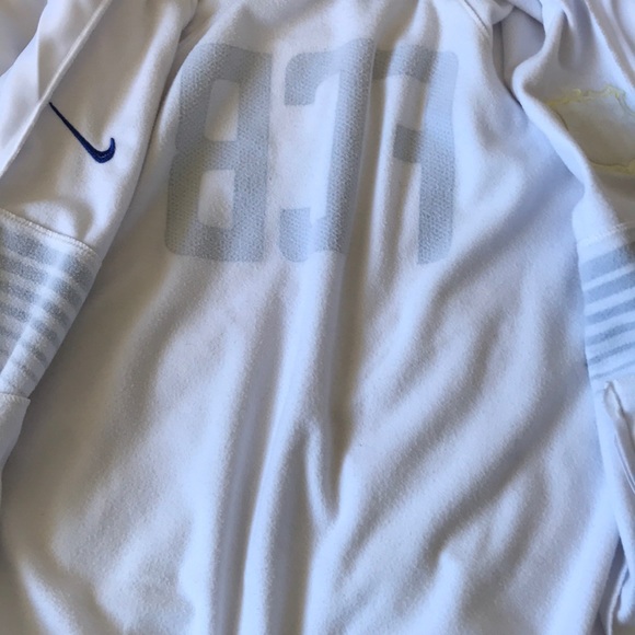 COPY - Nike white FCB logo track jacket fits women’s medium striped knit trim E… - Picture 9 of 10
